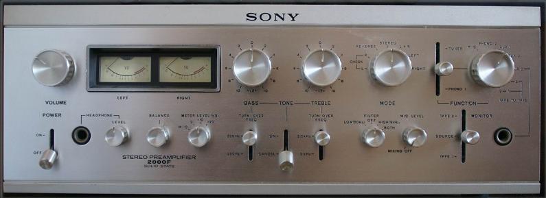 Préamplificateur Sony TA2000F