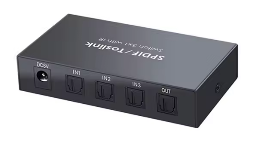 commutateur toslink rear